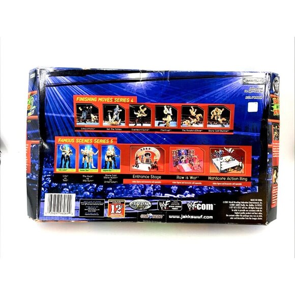 WWF Jakks Back in the Ring 2 Finally The Rock Triple H Rikishi Figure 2001 NIB - Picture 5 of 9
